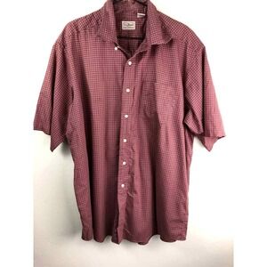 LL Bean Mens button up XL plaid